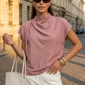 Blusa fluida Midnight Kiss