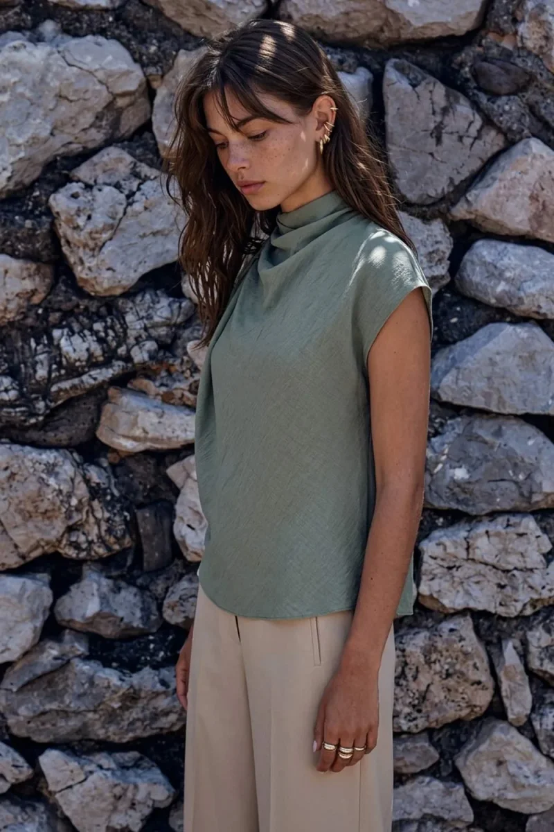 Blusa fluida Midnight Kiss - Imagen 4