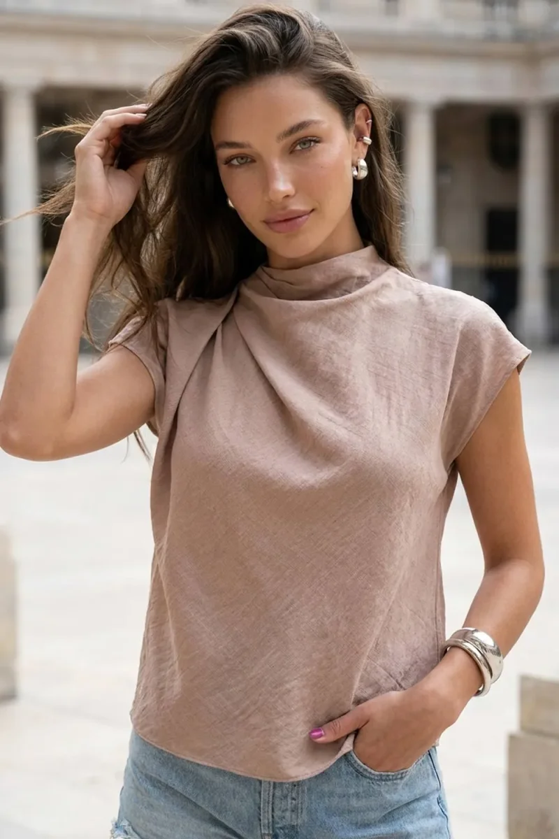 Blusa fluida Midnight Kiss - Imagen 5
