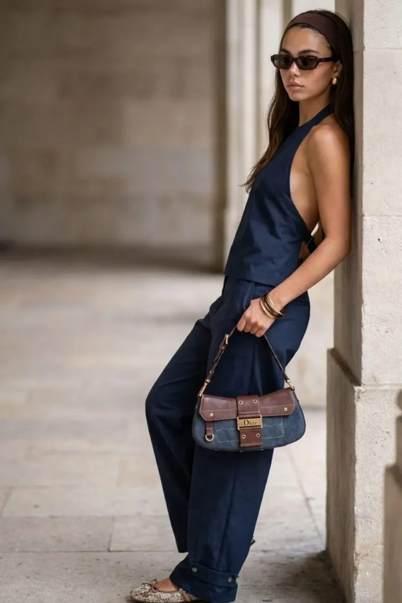 Blusa halter Atomic escote espalda - Imagen 3