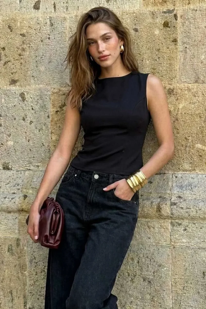 Blusa Lorde cut out espalda