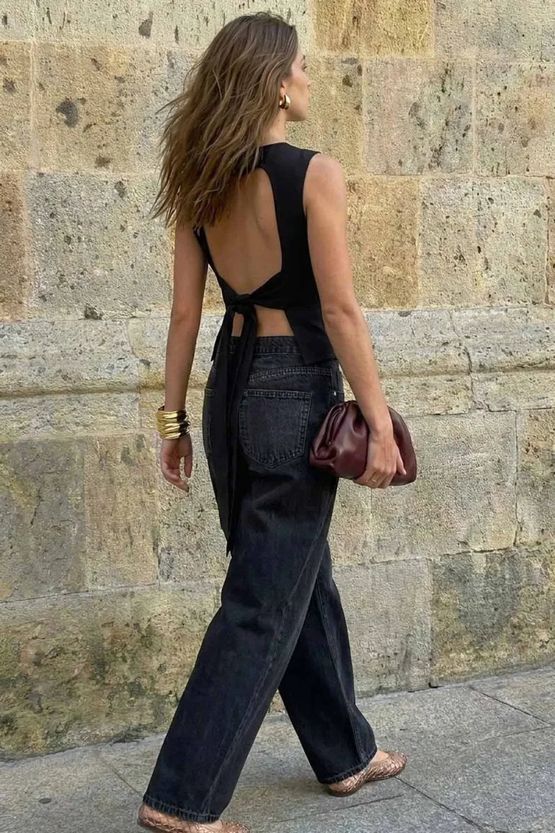 Blusa Lorde cut out espalda - Imagen 5