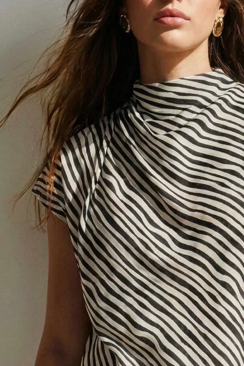 Blusa Maison cuello fluido - Imagen 3