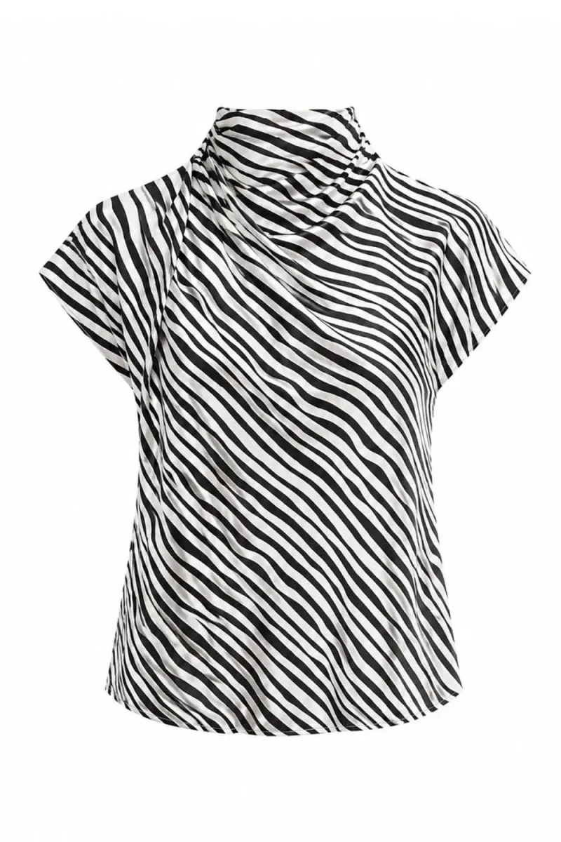Blusa Maison cuello fluido - Imagen 7