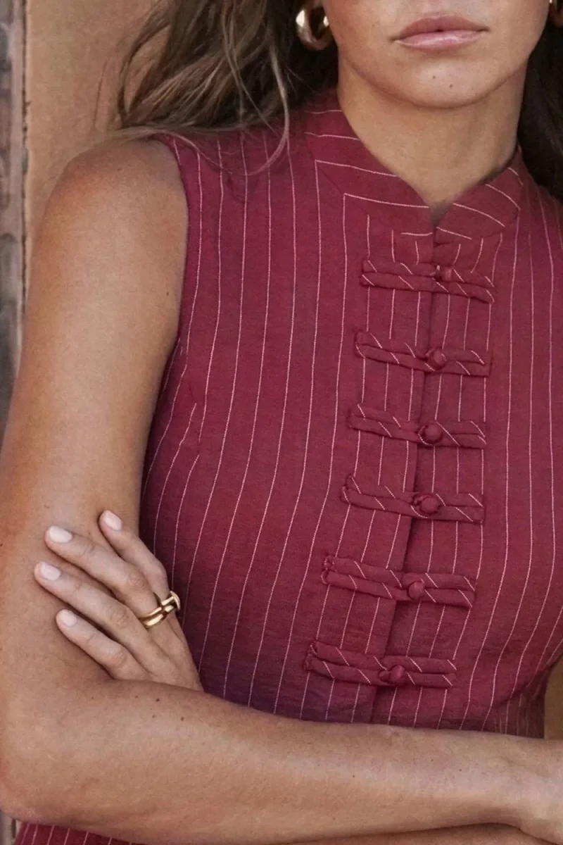 Blusa Manhattan con alamares - Imagen 3