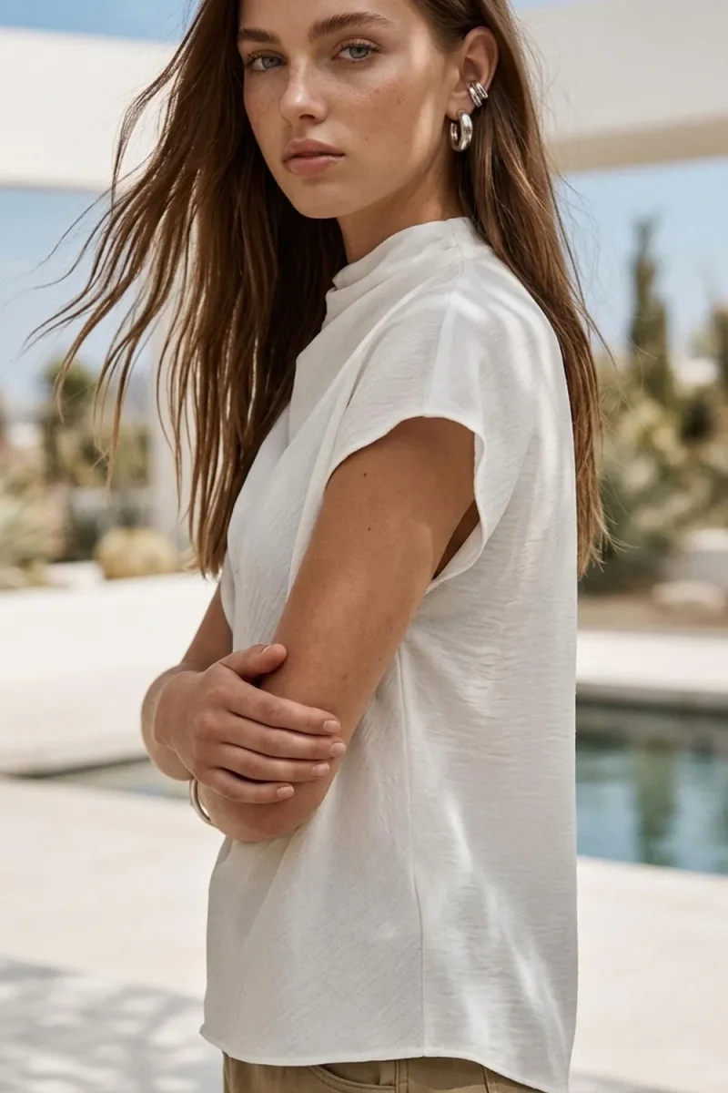 Blusa Narella cuello fluido - Imagen 4