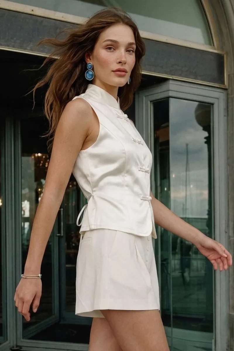 Blusa Origin cuello mao - Imagen 4