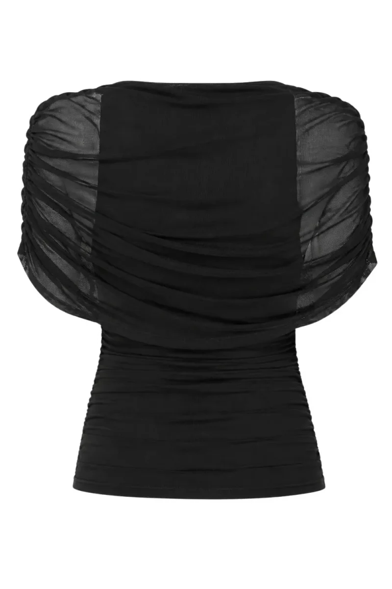 Blusa Prince mesh con plisados - Imagen 8