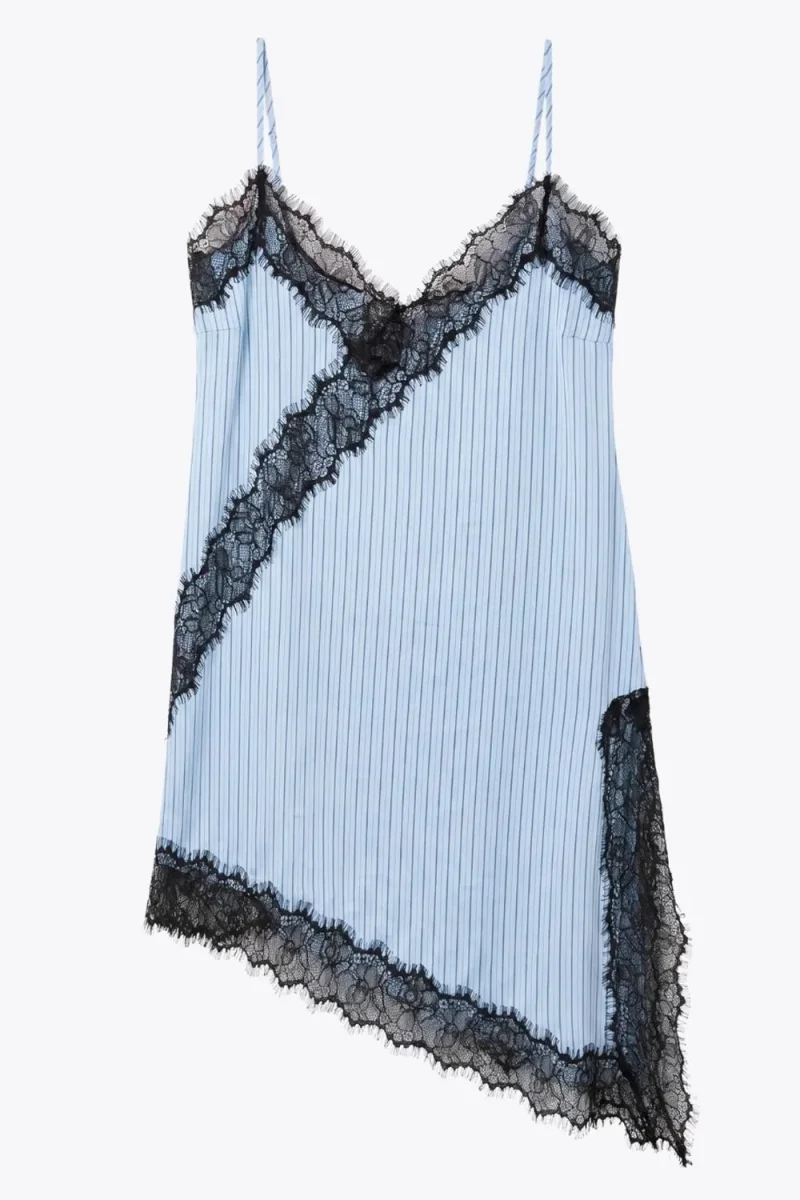 Blusa rayas encaje - Imagen 7