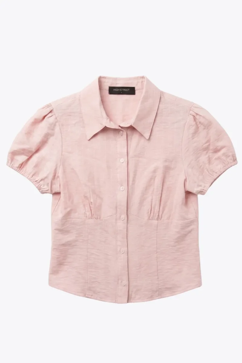 Blusa rayas manga corta - Imagen 7