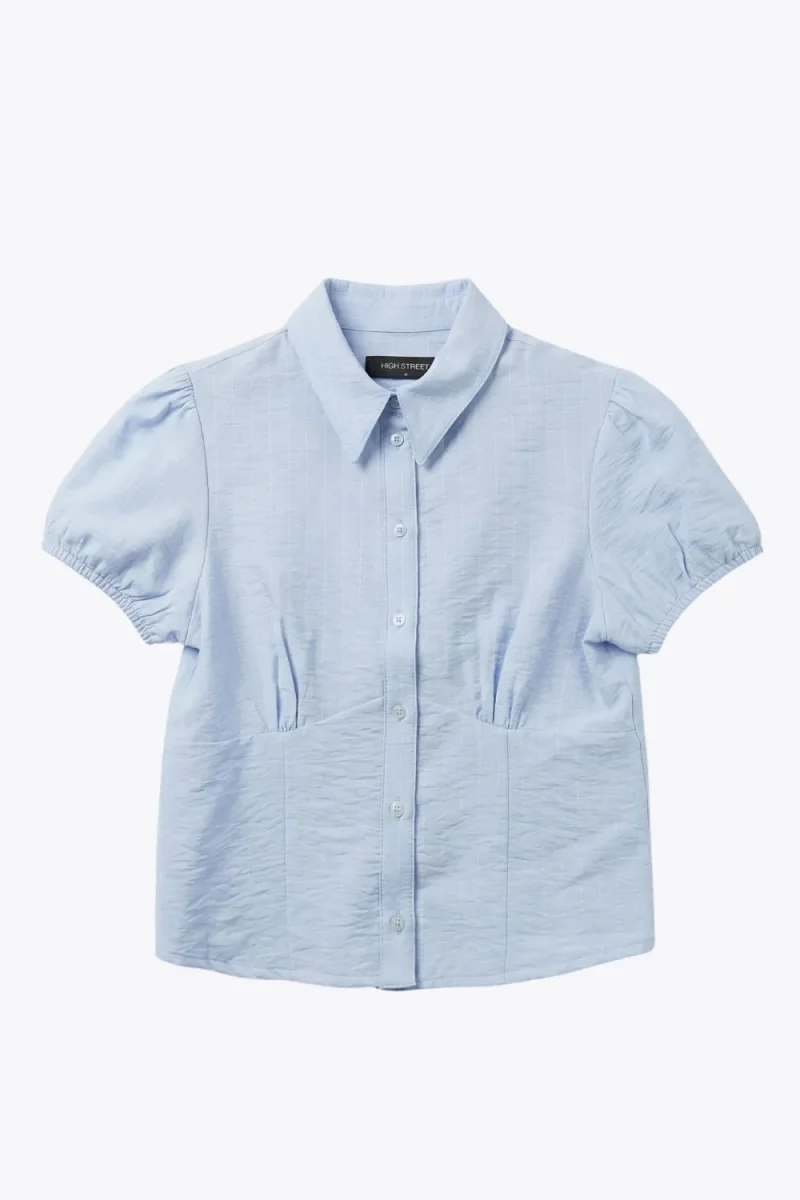 Blusa rayas manga corta - Imagen 7