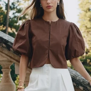 Blusa Stella manga globo