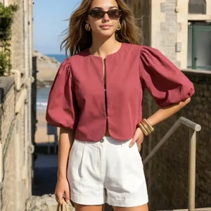 Blusa Stella manga globo