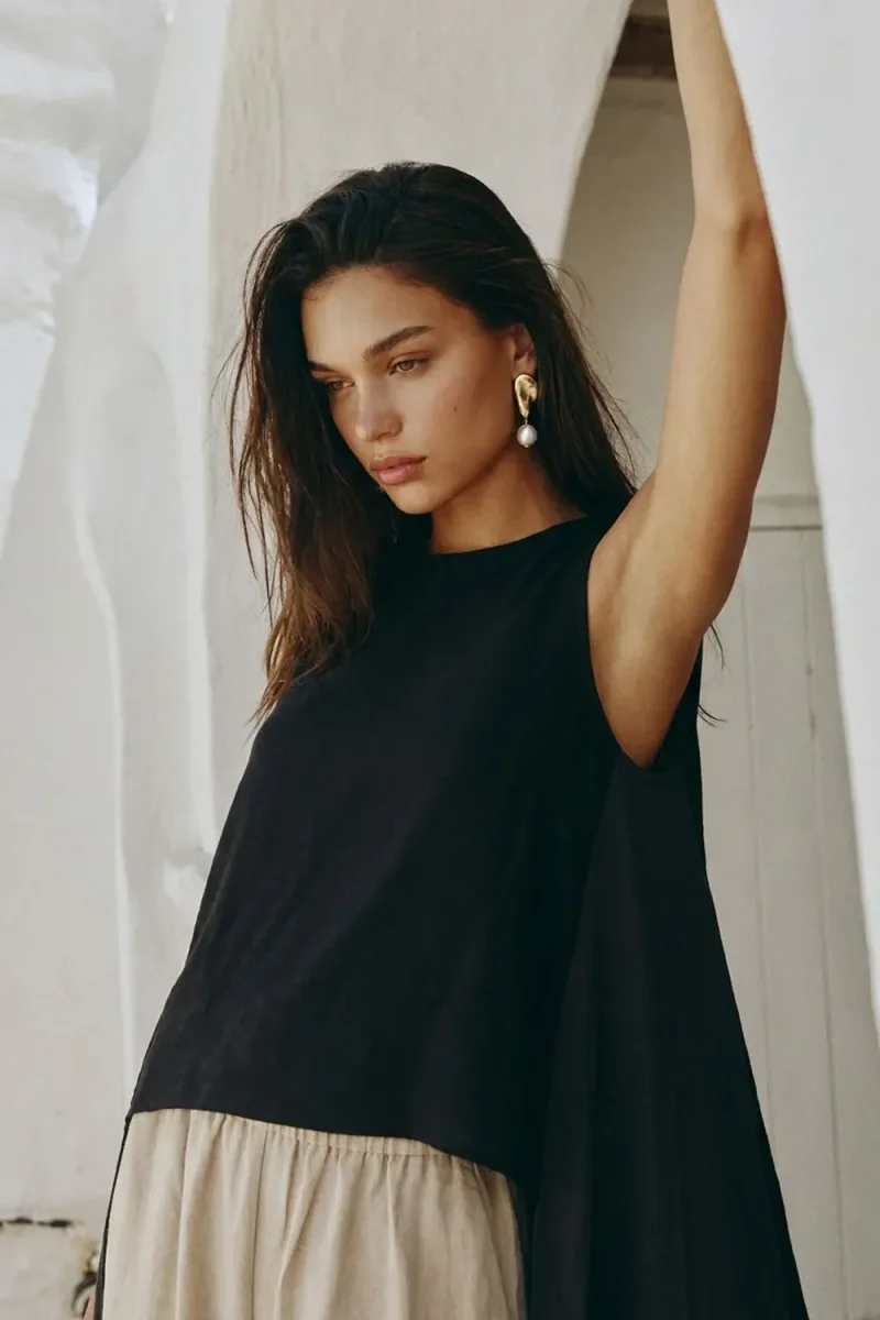Blusa túnica Aurette - Imagen 6