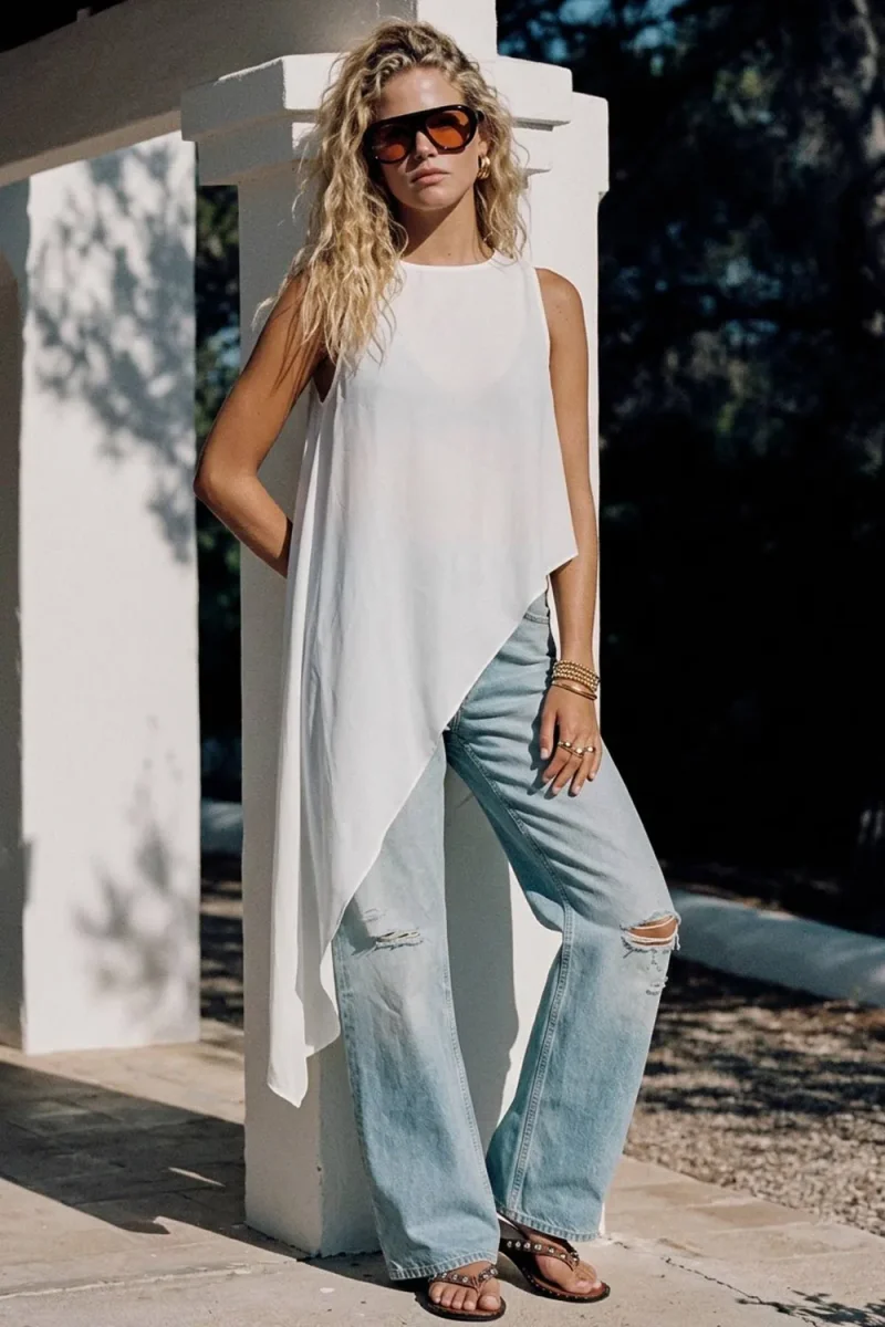 Blusa túnica Horizonte