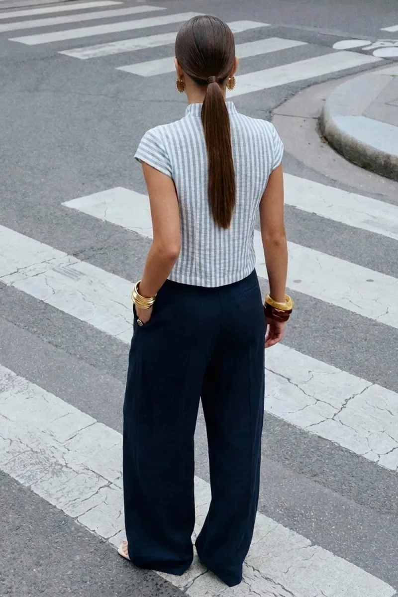 Blusa Valencia de rayas - Imagen 5