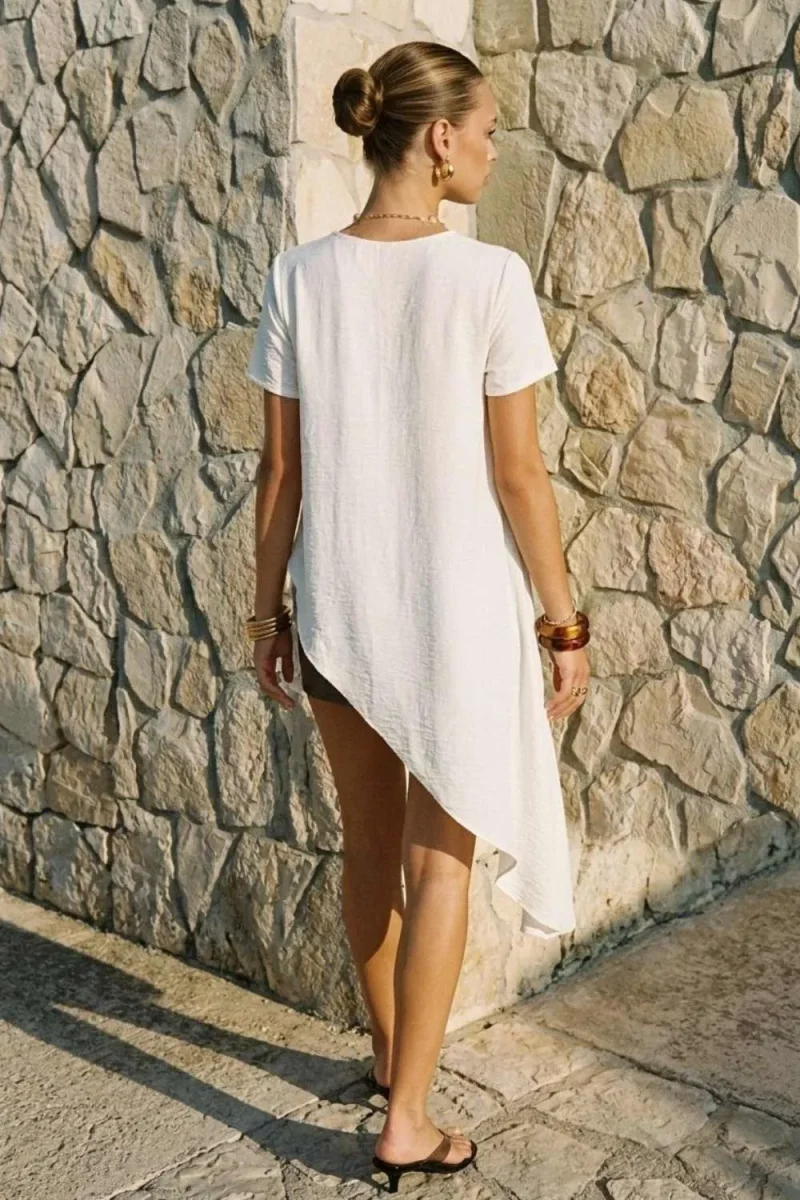 Blusa Velour asimétrica - Imagen 6