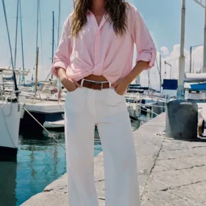 Camisa fluida con nudo