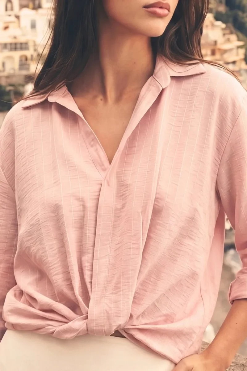 Camisa fluida rayas - Imagen 4