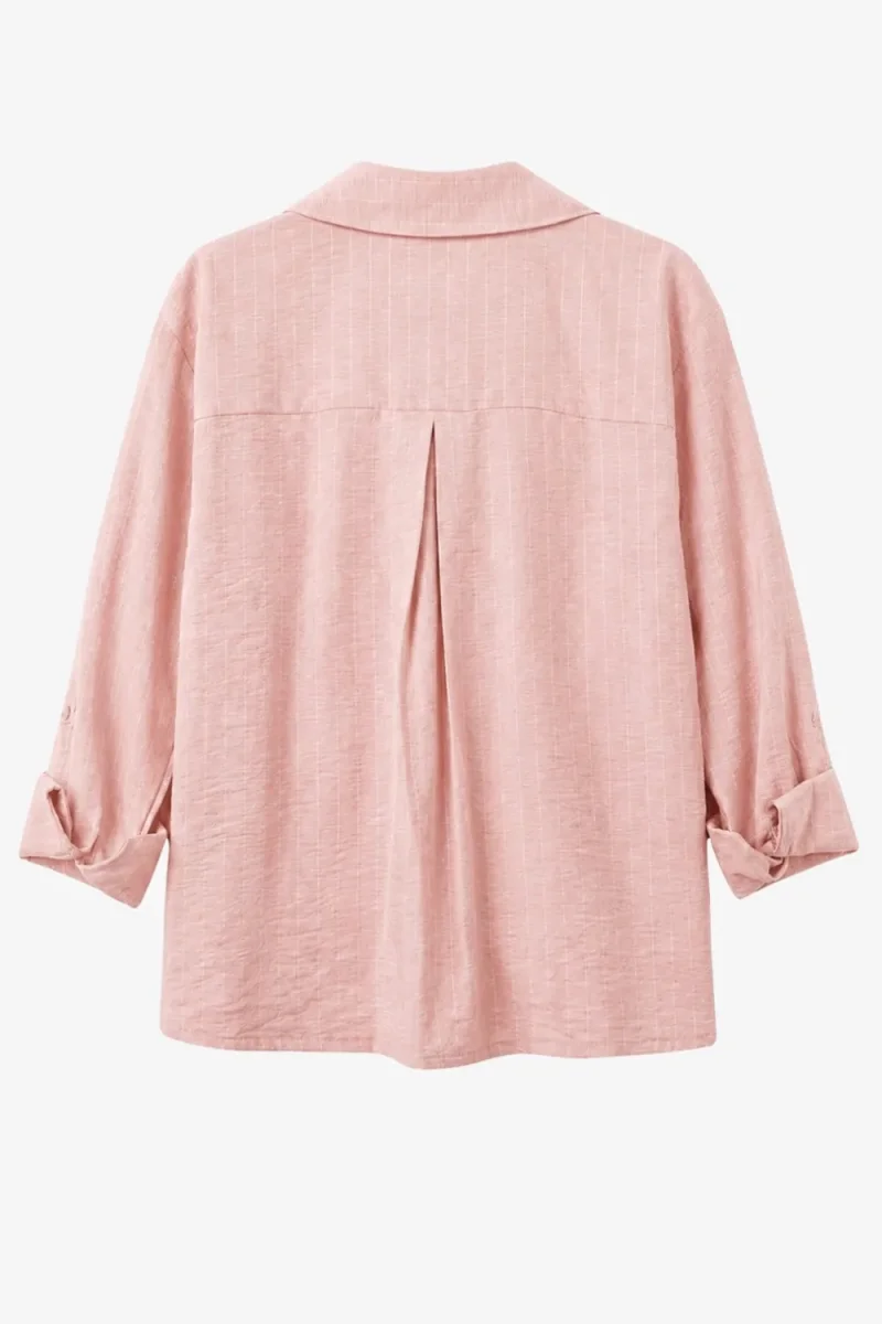 Camisa fluida rayas - Imagen 8