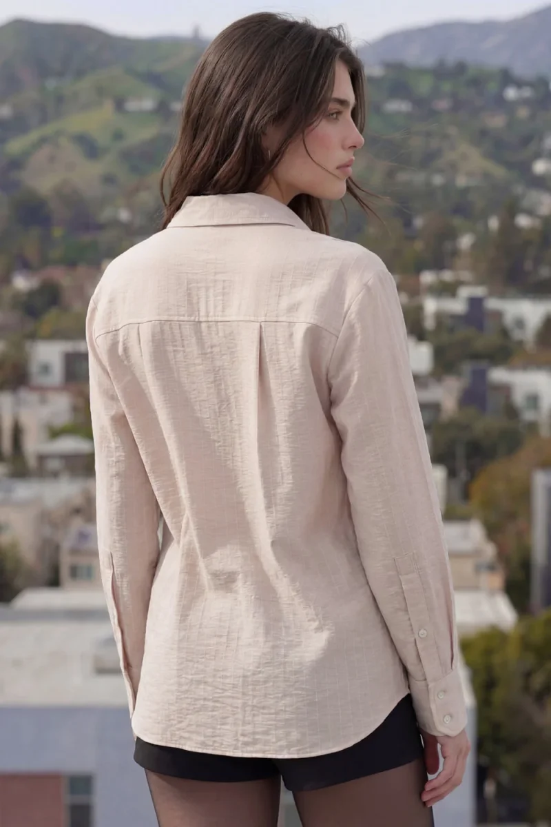 Camisa oversized corbata - Imagen 6