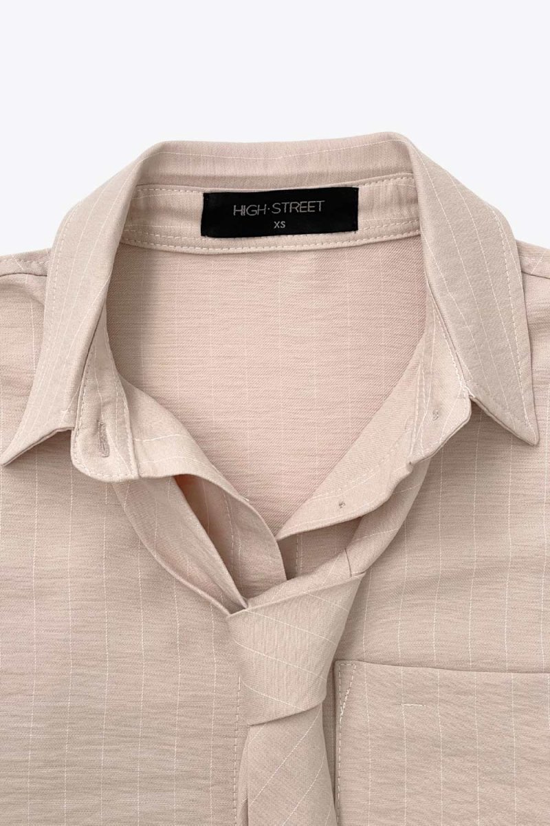Camisa oversized corbata - Imagen 9