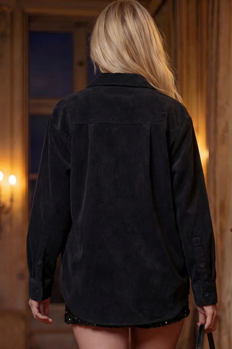 Camisa oversized pana - Imagen 5