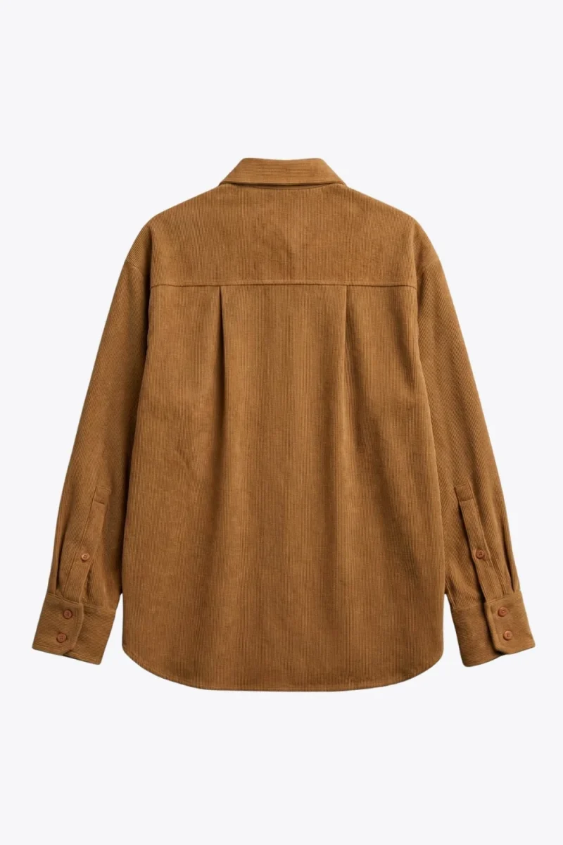 Camisa oversized pana - Imagen 8