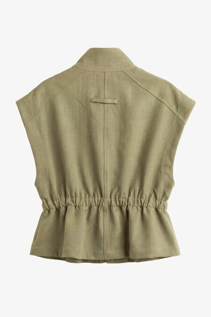 Chaleco cuello alto botones - Imagen 8
