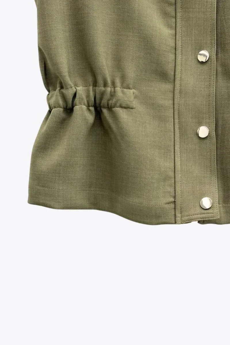 Chaleco cuello alto botones - Imagen 9