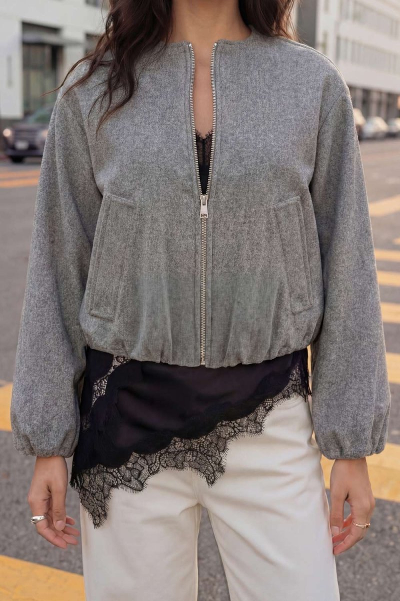 Chamarra bomber bolsillos - Imagen 4