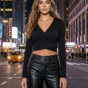 Crop top cruzado Melly
