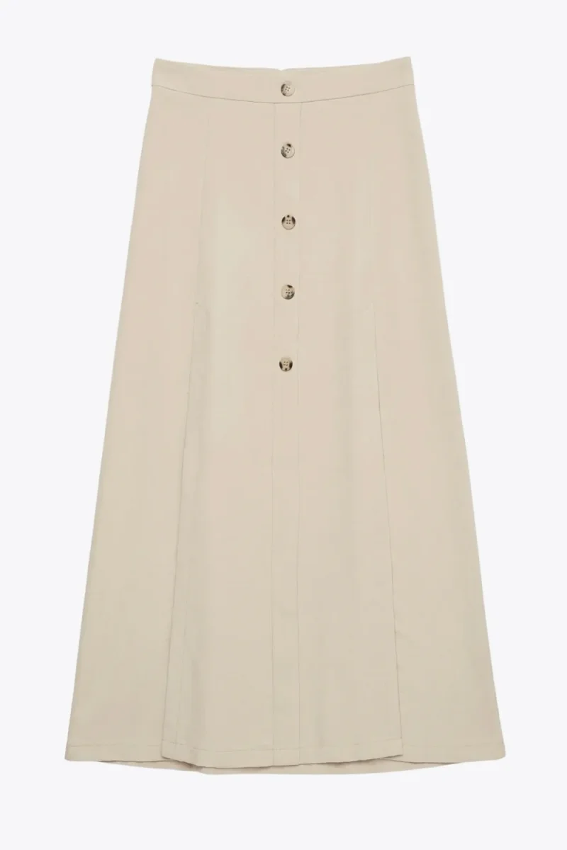 Falda midi botones - Imagen 7