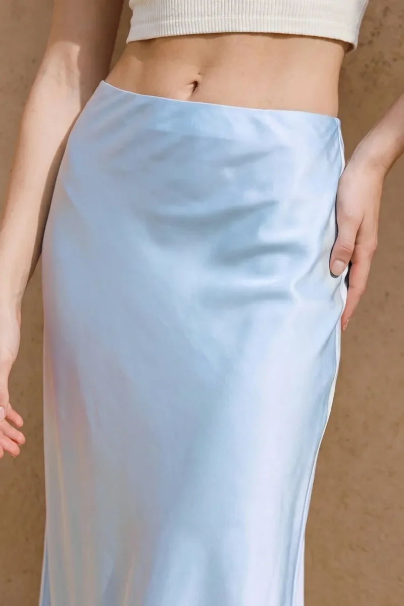 Falda midi satin - Imagen 5