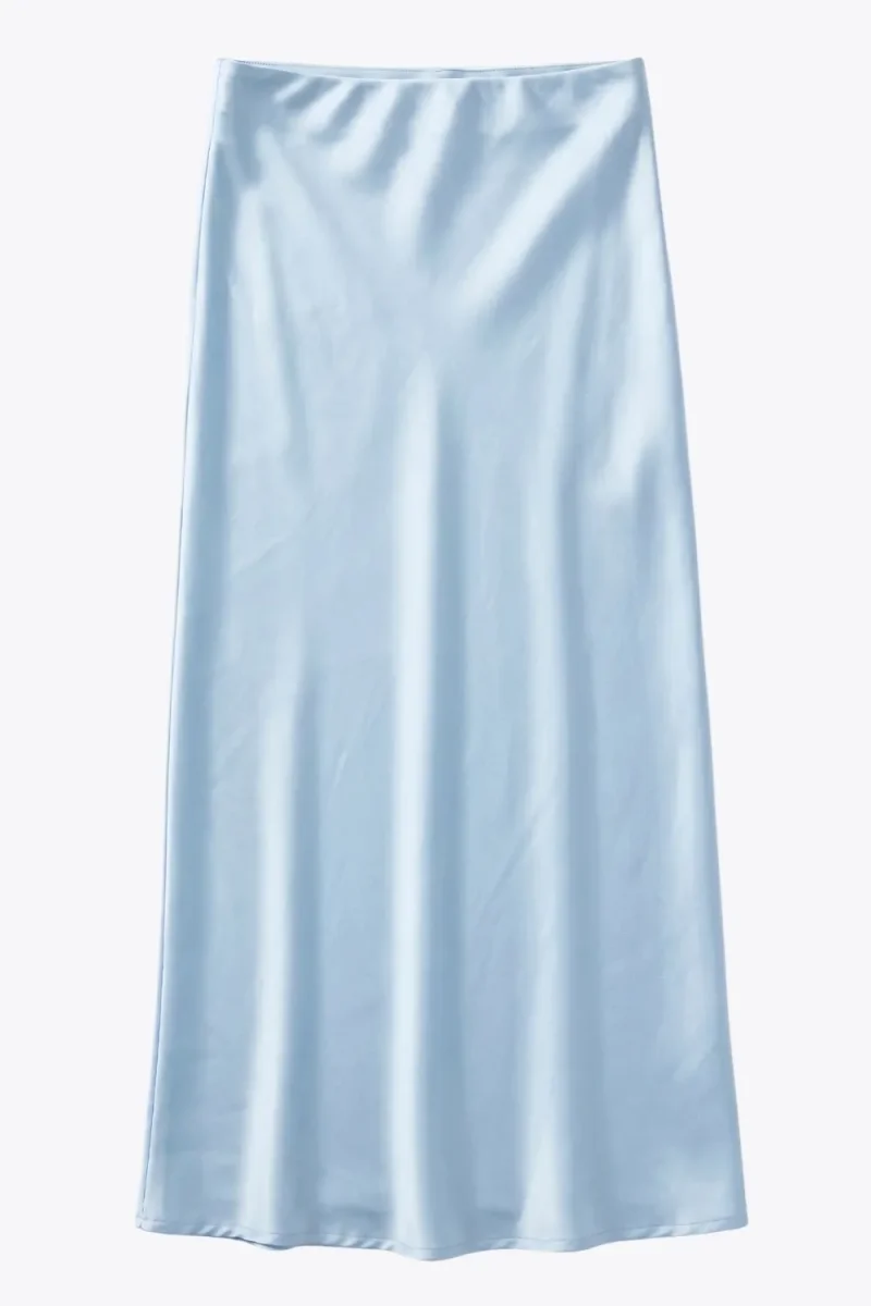 Falda midi satin - Imagen 7