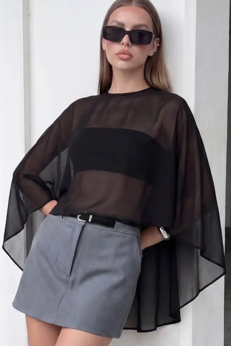 Falda pantalón cinturón - Imagen 3