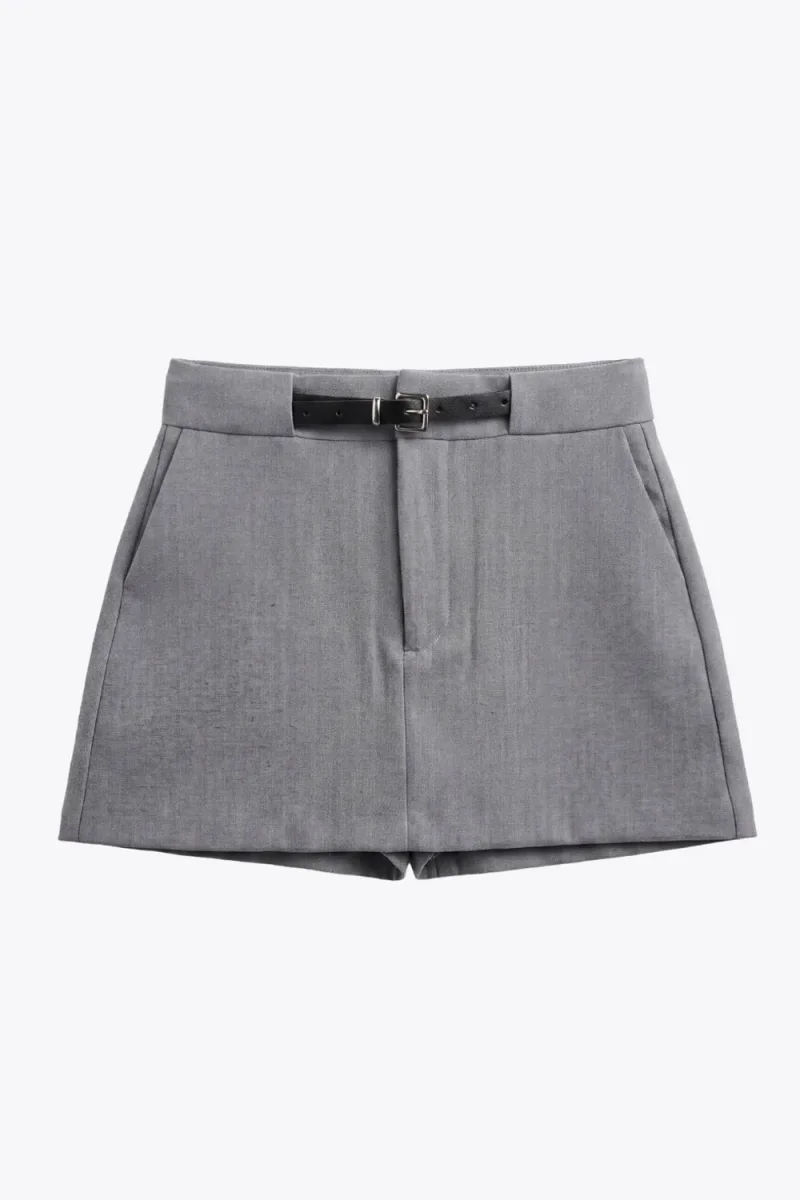 Falda pantalón cinturón - Imagen 7