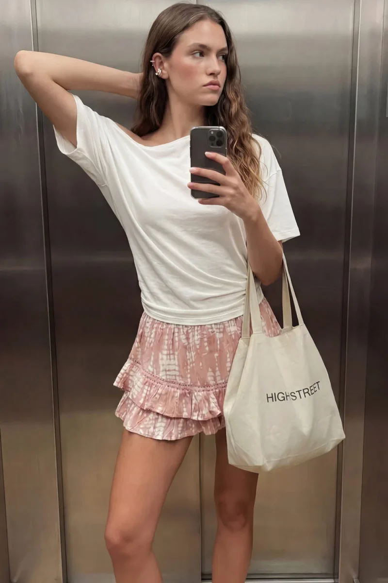 Falda pantalón estampado - Imagen 6