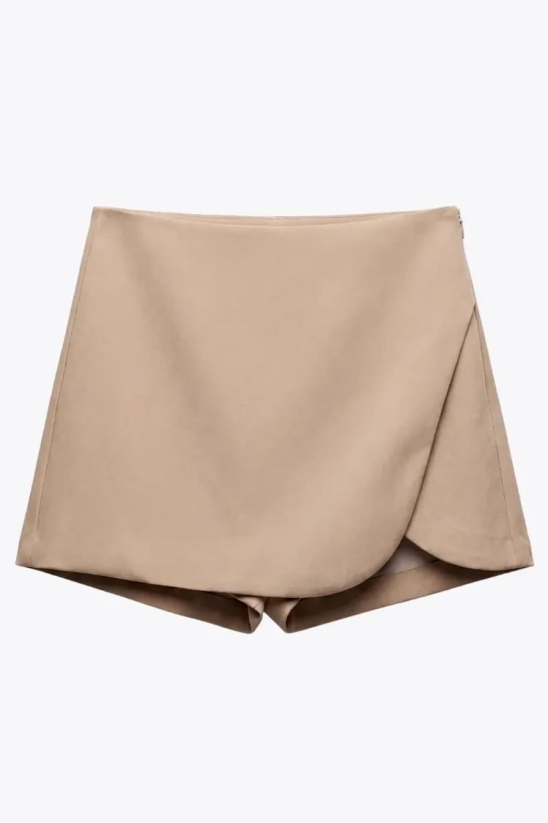 Falda short corto cruzado fit ajustado - Imagen 7