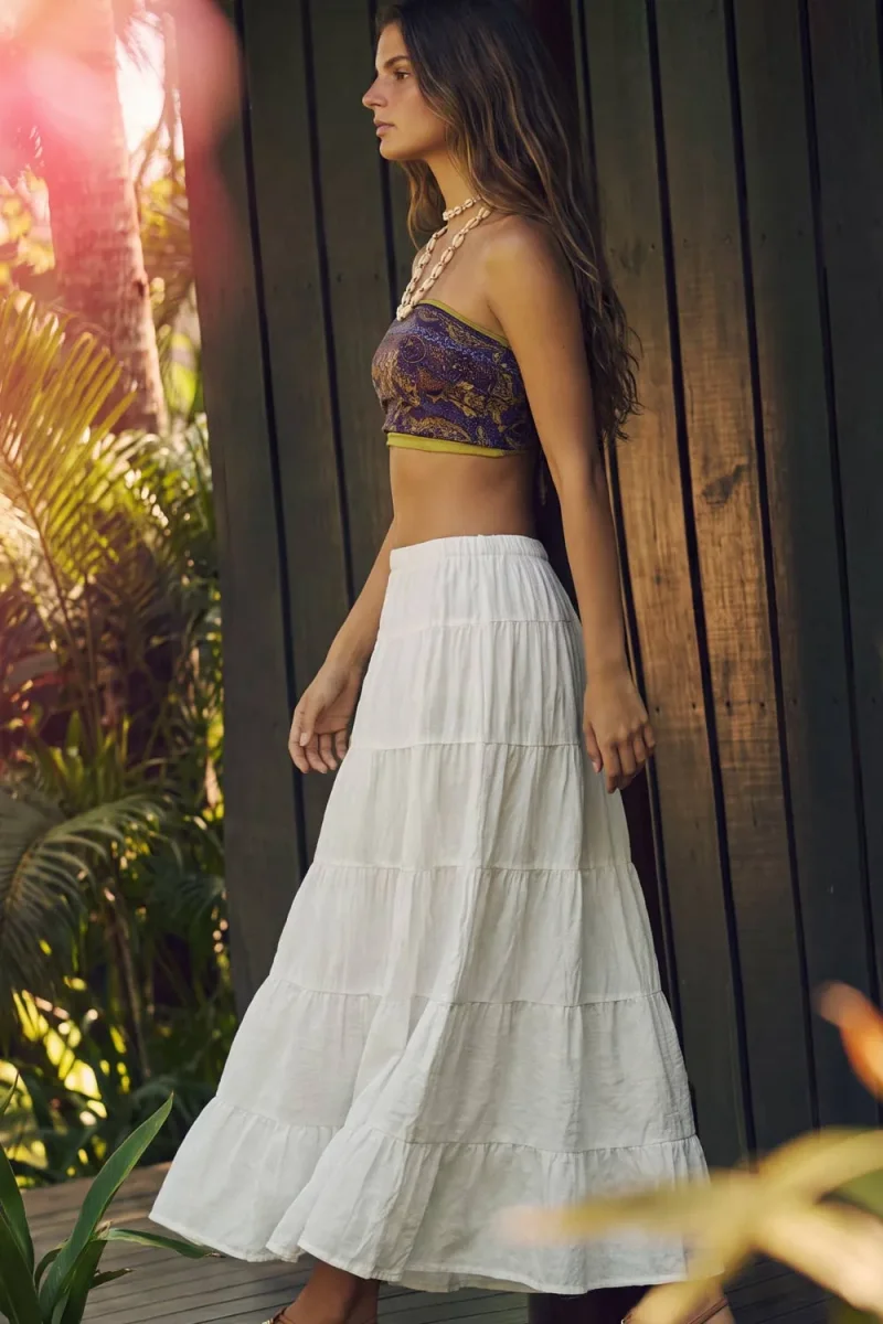 Maxi falda boho - Imagen 6