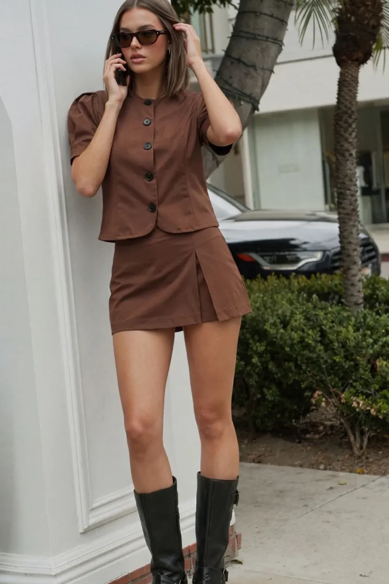 Mini falda pantalón - Imagen 2