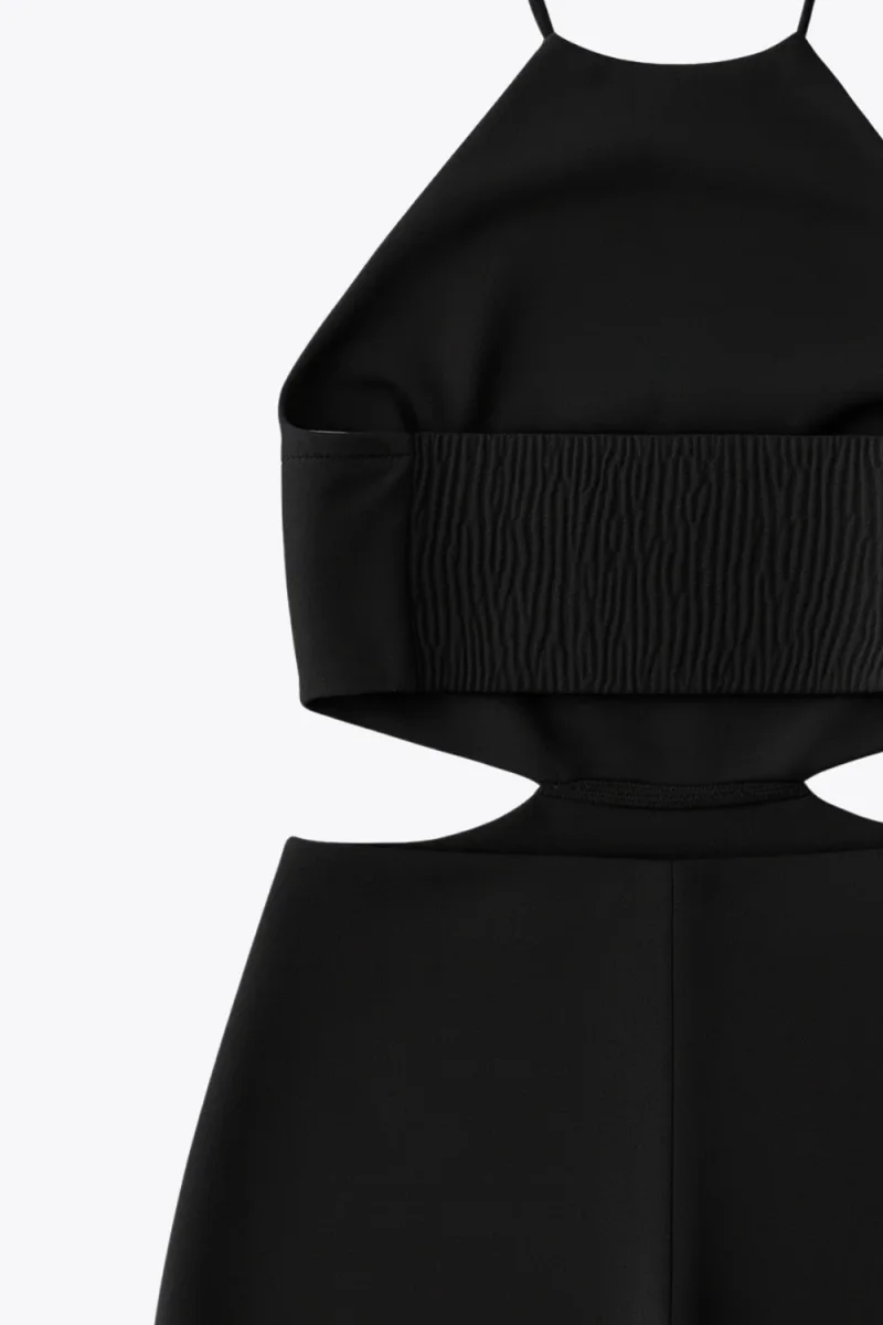 Palazzo halter con cut out en cintura - Imagen 8