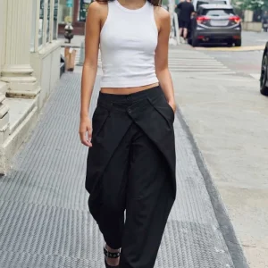 Pantalón cintura doble pinzas