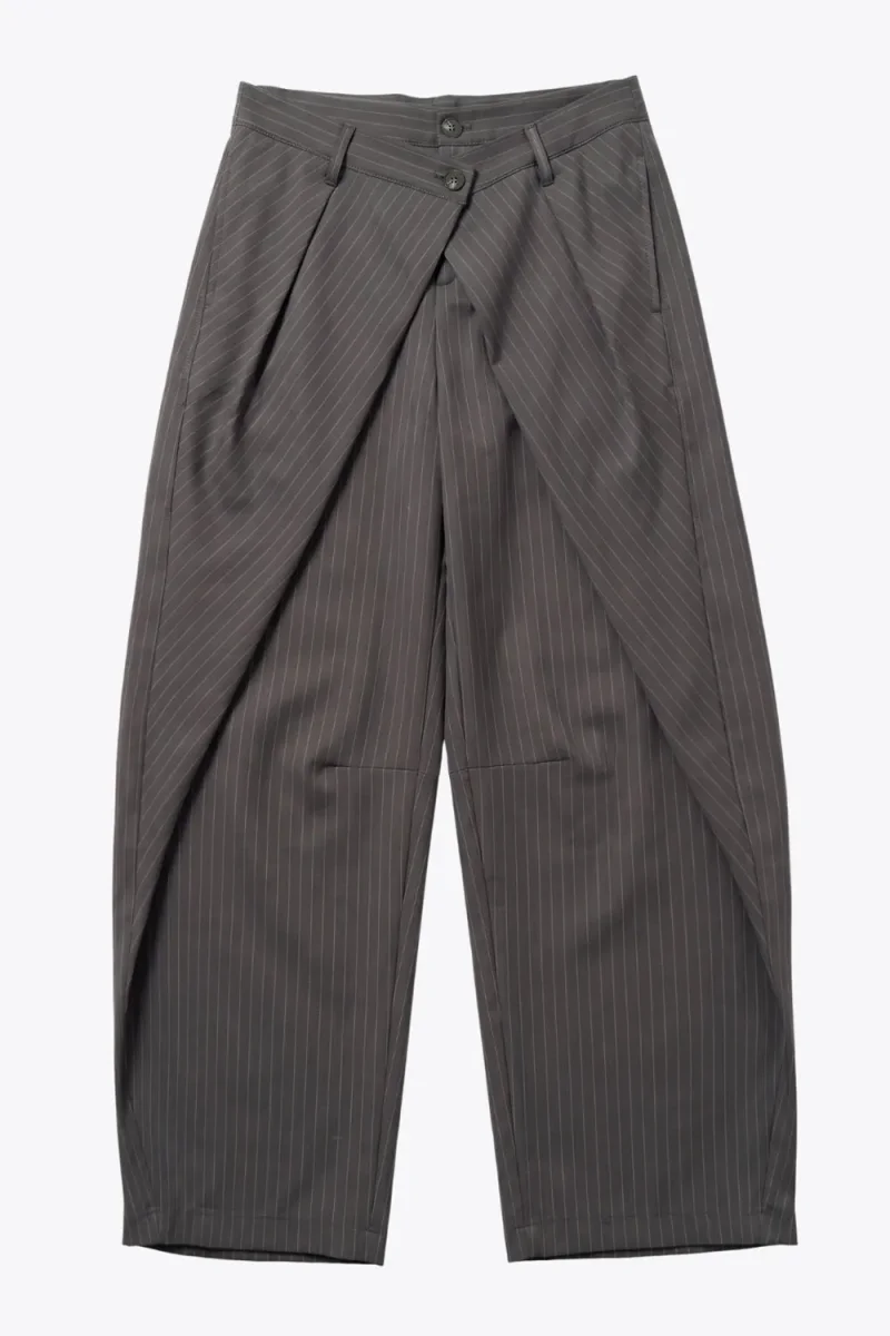 Pantalón cintura doble rayas - Imagen 8