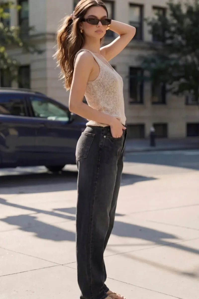 Pantalón de denim fit baggy - Imagen 3