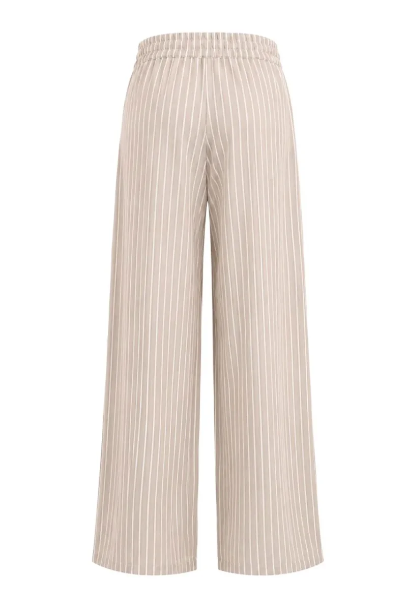 Pantalón de rayas con jareta - Imagen 8