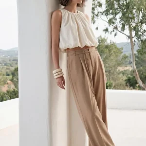 Pantalón doble cinturón