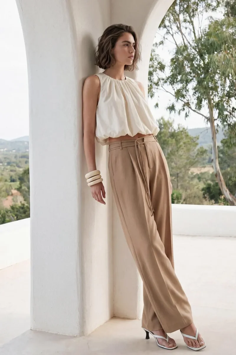 Pantalón doble cinturón