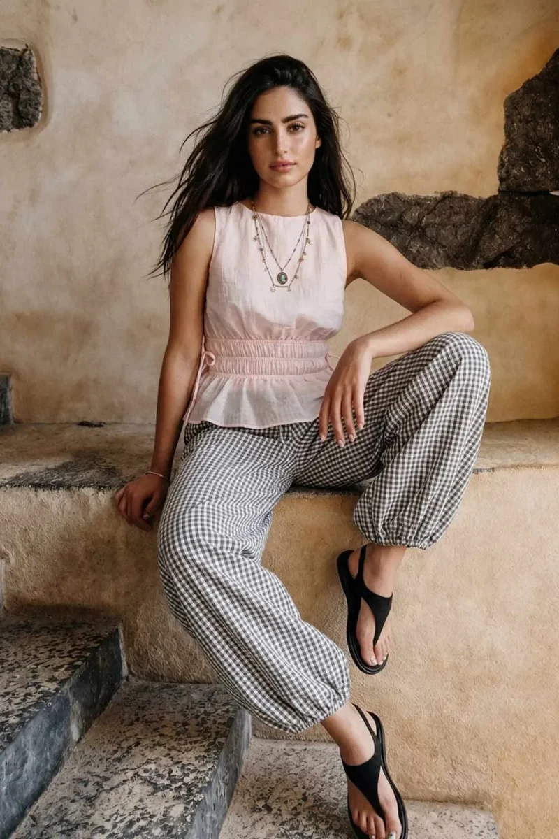 Pantalón estampado Soft edit - Imagen 7