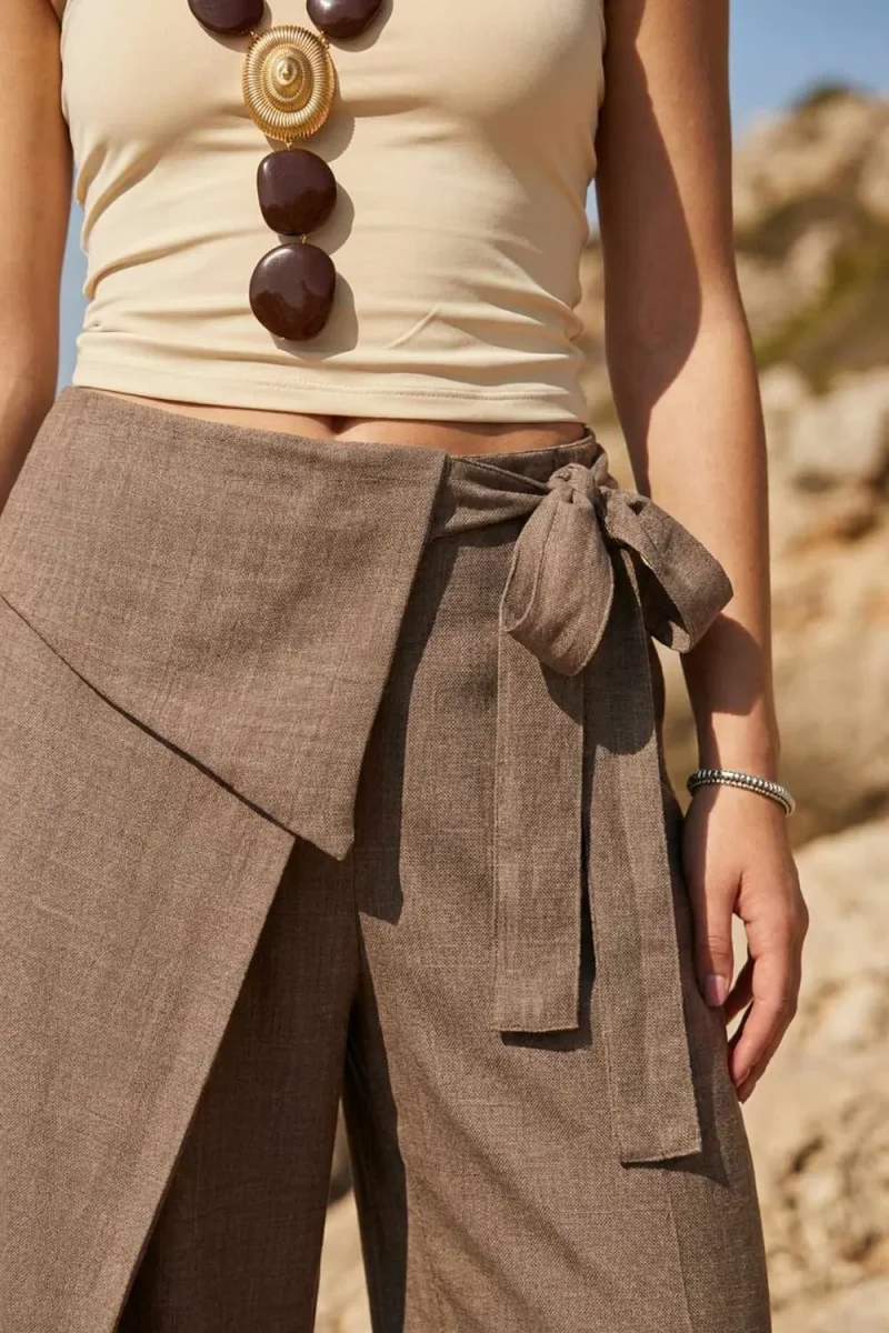 Pantalón Étoffe cruzado - Imagen 3